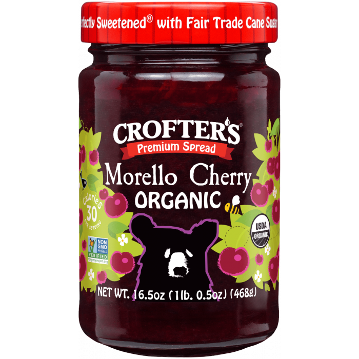 CROFTERS: Premium Spread Morello Cherry, 16.5 oz