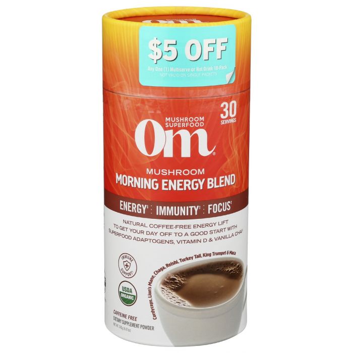 OM MUSHROOMS: Morning Energy Blend, 240 gm