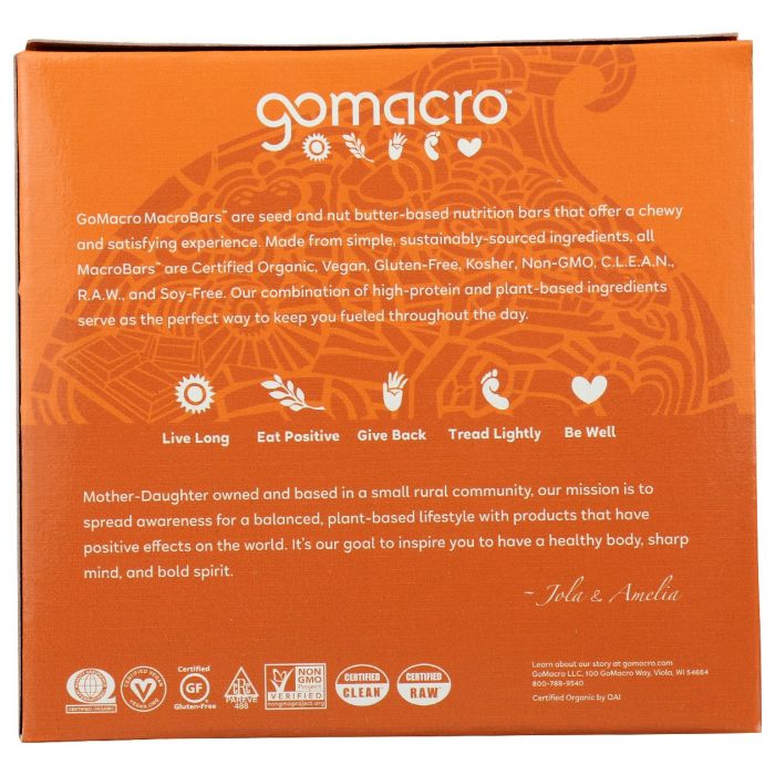 GOMACRO: Bar Dbl Choc Pb Chip 4Ct, 9.2 oz