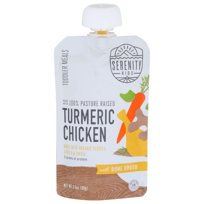 SERENITY KIDS: Baby Food Chkn Bone Brth, 3.5 oz