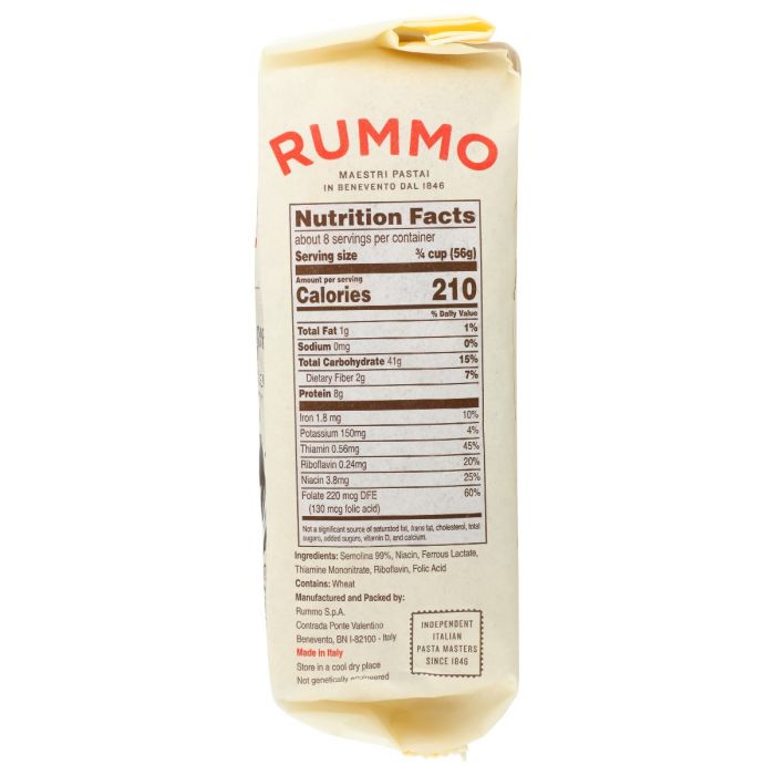 RUMMO: Pasta Rigatoni, 16 oz