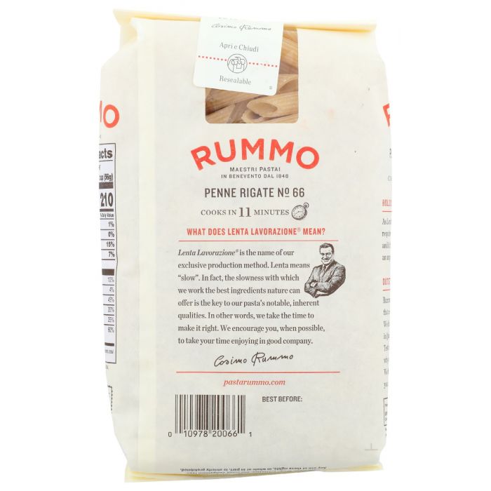 RUMMO: Pasta Penne Rigate, 16 oz