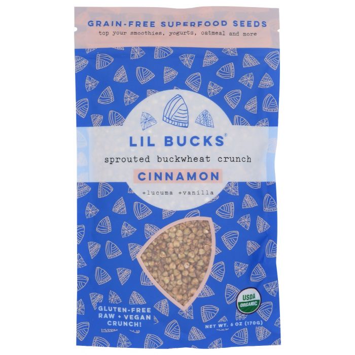 LIL BUCKS: Buckwheat Sprtd Cinnamon, 6 oz