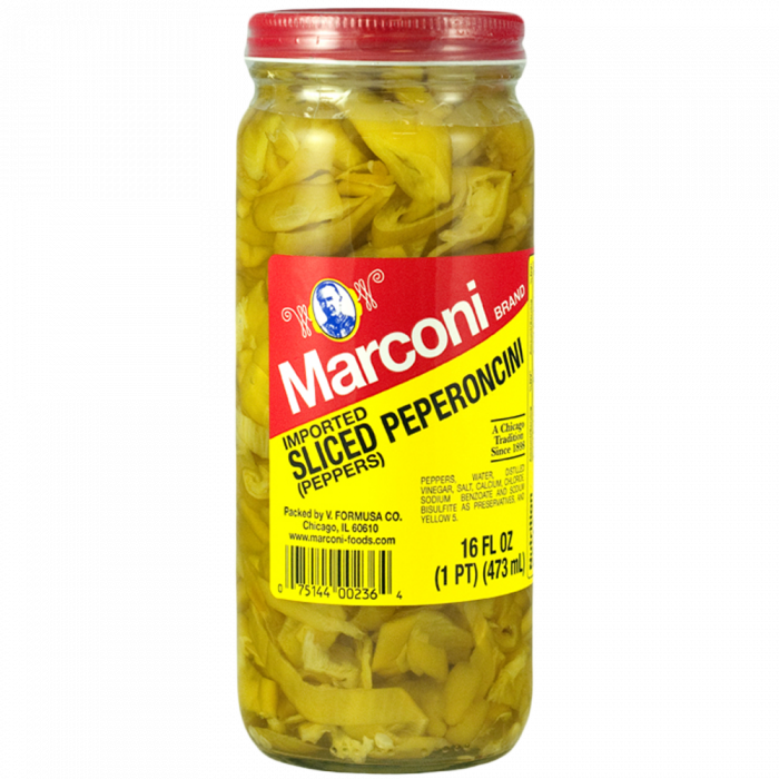 MARCONI: Peperoncini Sliced, 16 oz