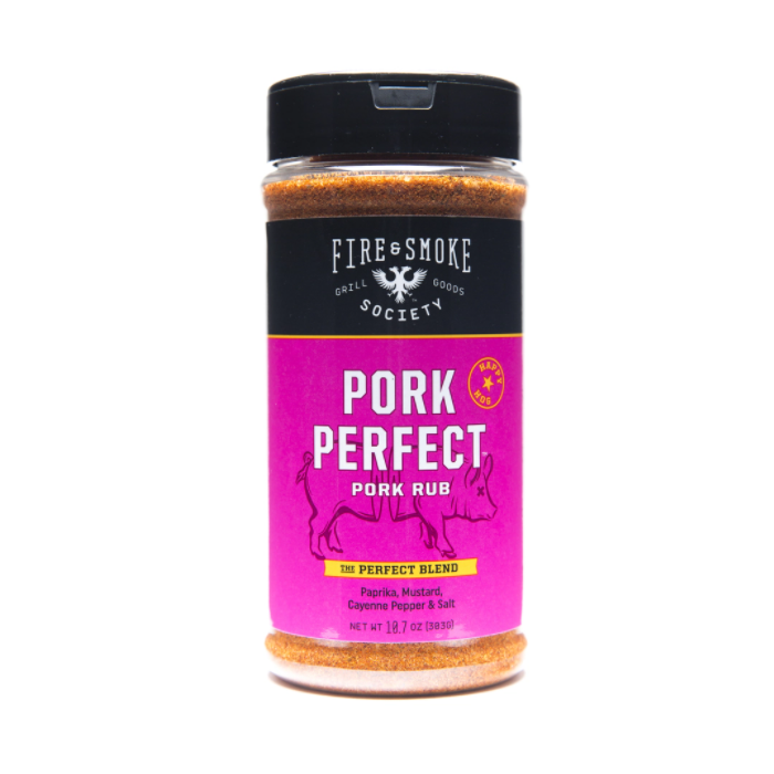 FIRE AND SMOKE: Rub Pork, 16 oz