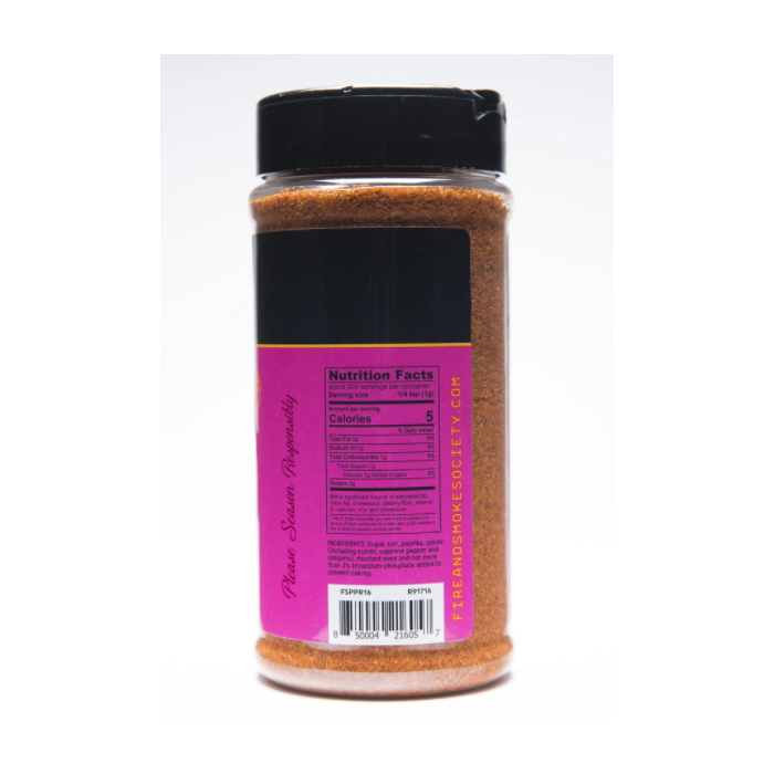 FIRE AND SMOKE: Rub Pork, 16 oz