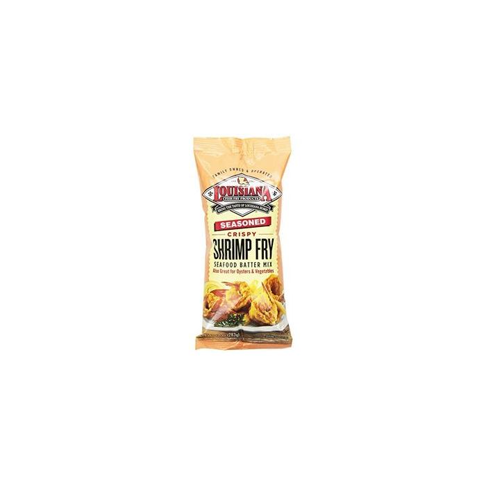 LOUISIANA FISH FRY: Seafood Batter Mix Seasoned Crispy Shrimp Fry, 10 oz