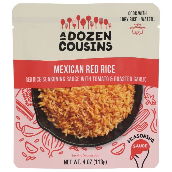 A DOZEN COUSINS: Mexican Red Rice Seasoning Sauce, 4 oz