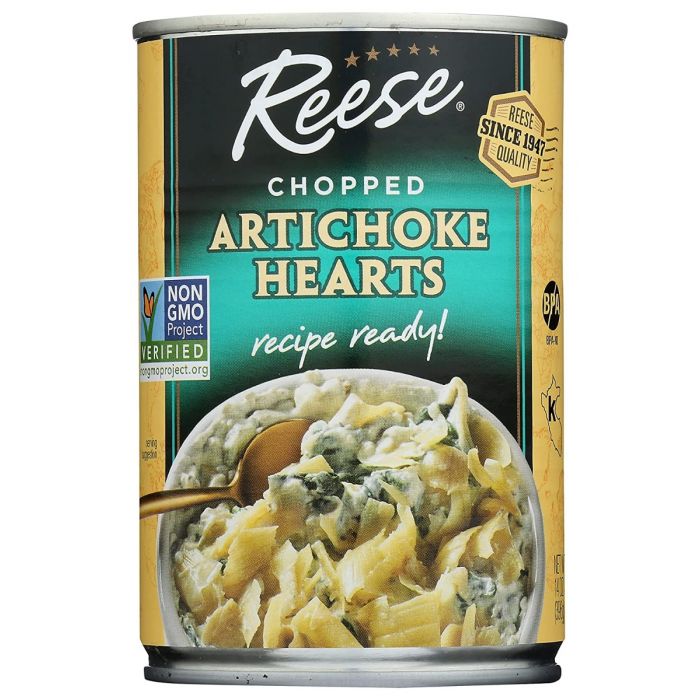 REESE: Chopped Artichoke Hearts, 14 oz