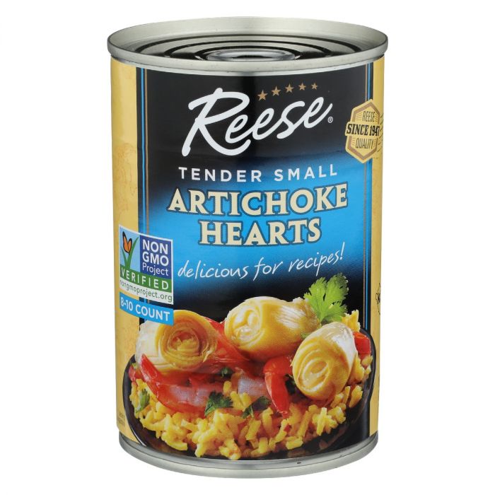 REESE: Tender Small Artichoke Hearts, 14 oz