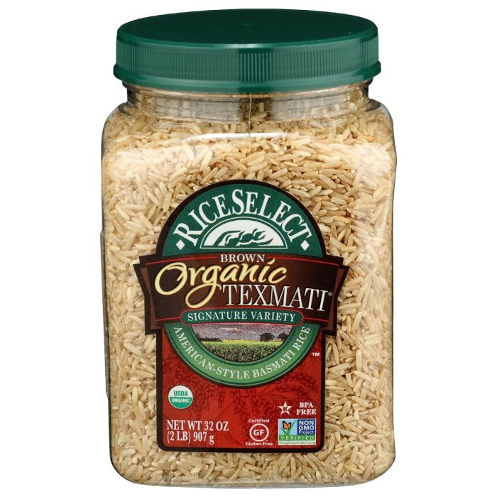 RICESELECT: Organic Texmati Brown Rice, 32 oz