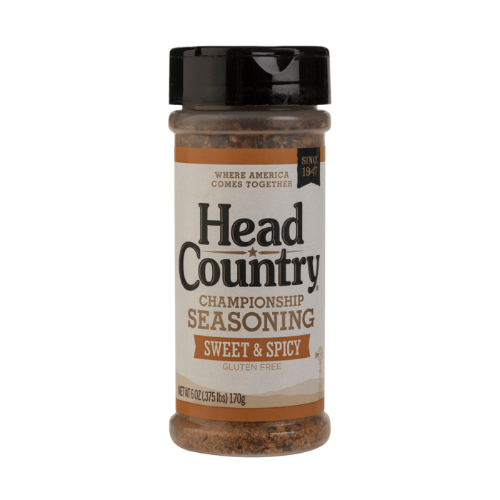 HEAD COUNTRY: Championship Seasoning Sweet and Spicy, 6 oz