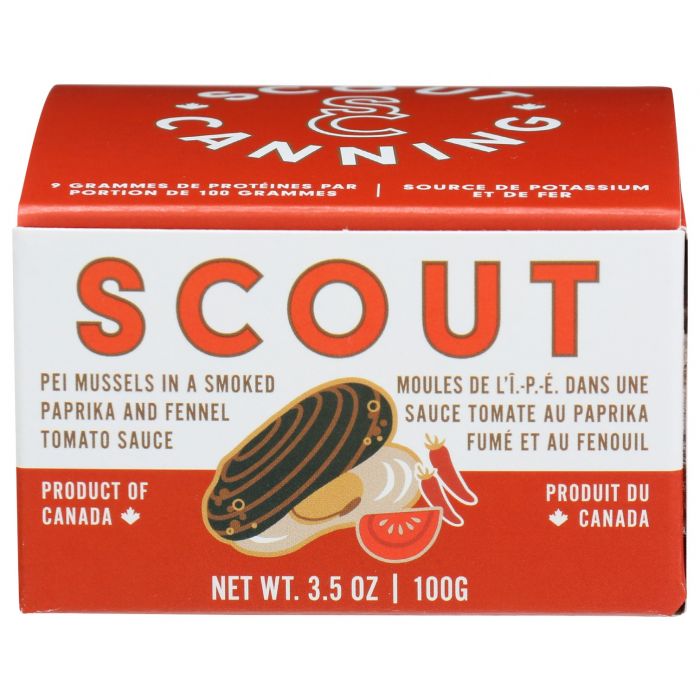 SCOUT: Pei Mussels In A Smoked Paprika And Fennel Tomato Sauce, 3.5 oz