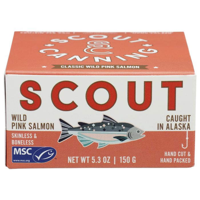 SCOUT: Wild Pink Salmon, 5.3 oz