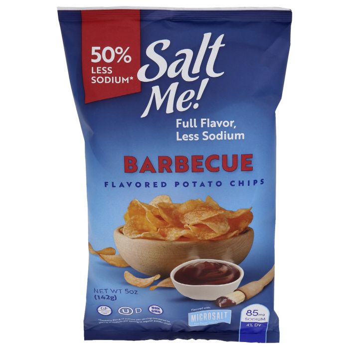 SALTME: Bbq Potato Chips, 5 oz