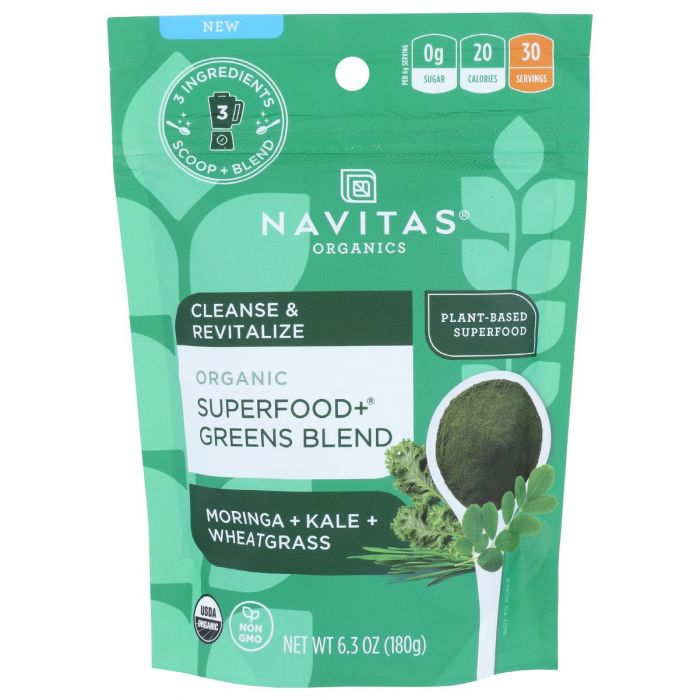 NAVITAS: Organic Superfood Greens Blend, 6.3 oz