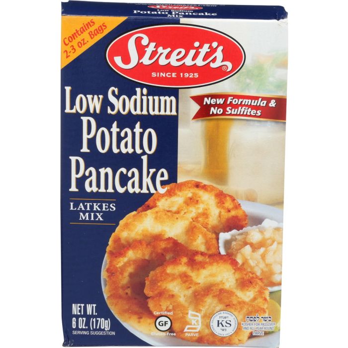 STREITS: Low Sodium Potato Pancake Latkes Mix, 6 oz