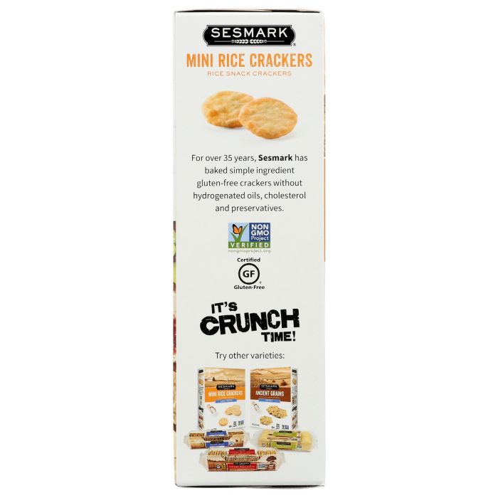 SESMARK: Simply Salted Mini Rice Crackers, 5.25 oz