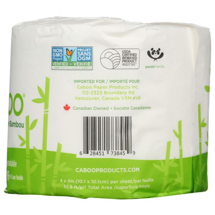 CABOO: Tree Free Bath Tissue Single Roll, 1 ea