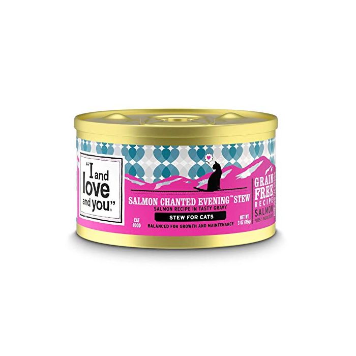 I&LOVE&YOU: Salmon Chanted Evening Stew Cat Food Can, 3 oz