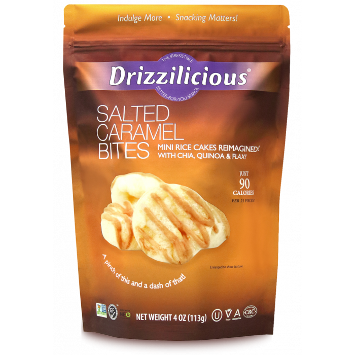 DRIZZILICIOUS: Rice Cakes Mini Sltd Crml, 4 oz