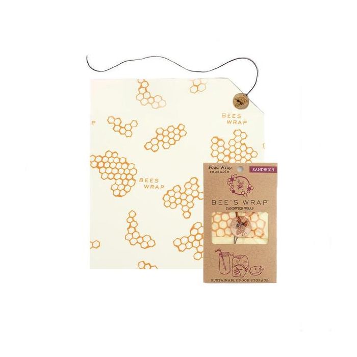 BEES WRAP: Sandwich Wrap Honeycomb, 6 ea