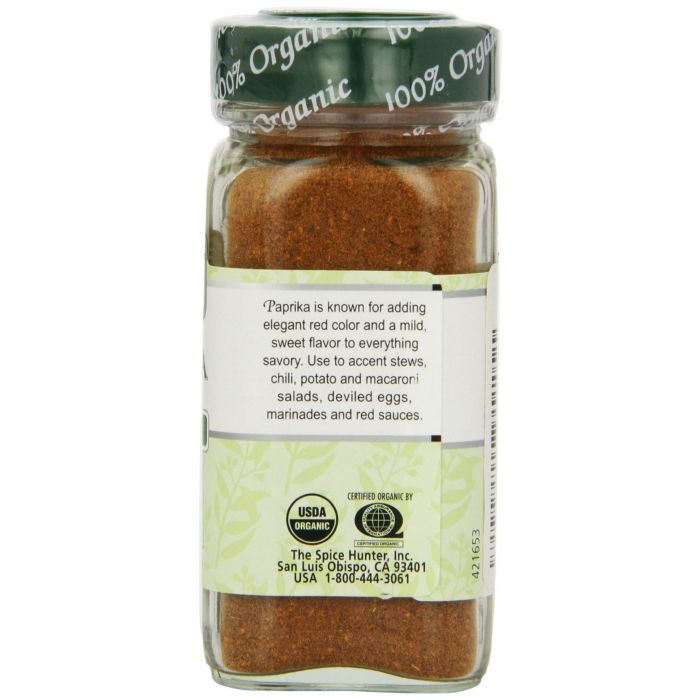 SPICE HUNTER: 100% Organic Ground Paprika, 1.4 oz