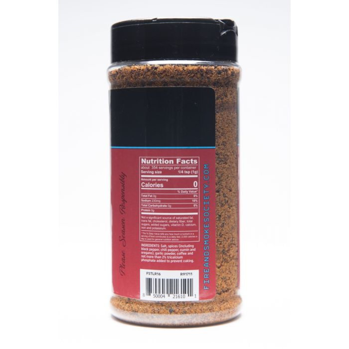 FIRE AND SMOKE: Rub Thndrng Lnghrn Beef, 16 oz