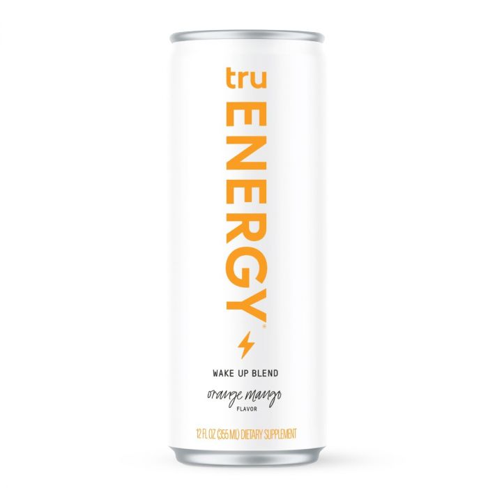 TRU: Energy Orange Mango, 12 oz