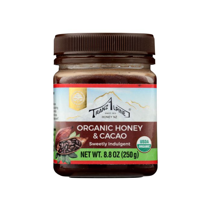 TRANZALPINE: Organic Honey Cacao, 8.8 oz