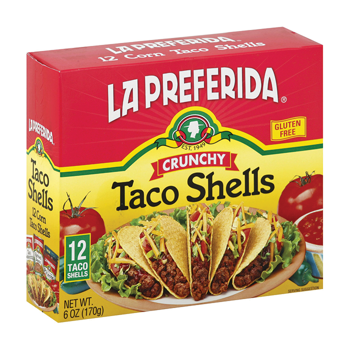 LA PREFERIDA: Taco Shell, 12 pc