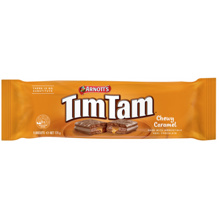 ARNOTTS: TimTam Chewy Caramel Cookie, 6.2 oz