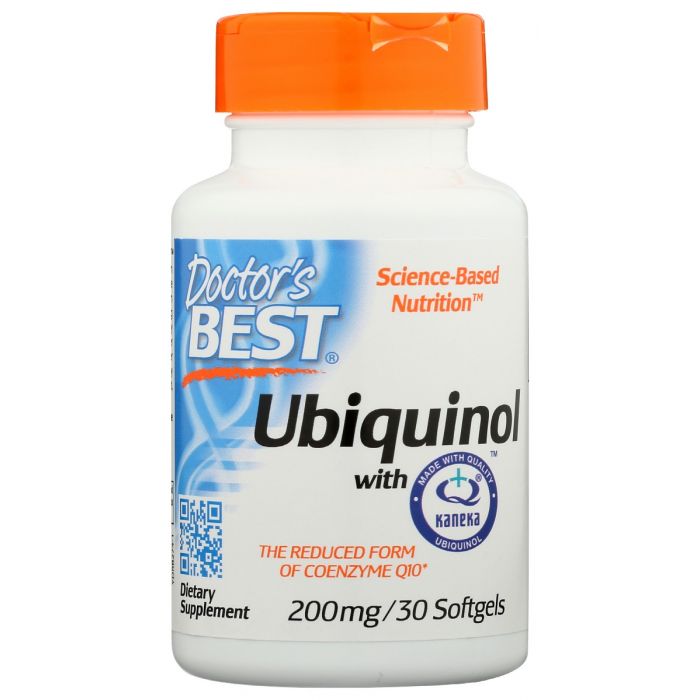 DOCTORS BEST: Ubiquinol With Kaneka 200Mg, 30 sg