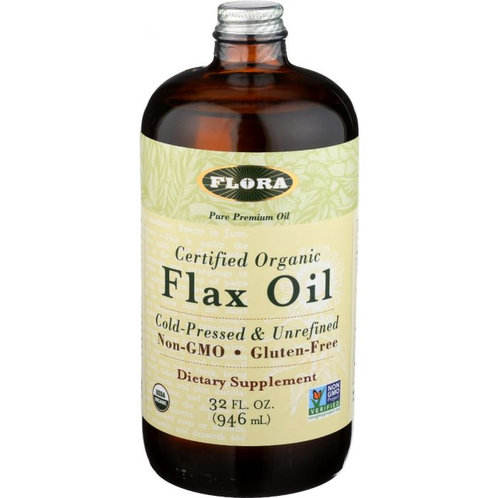 FLORA HEALTH: Organic Flax Oil, 32 oz