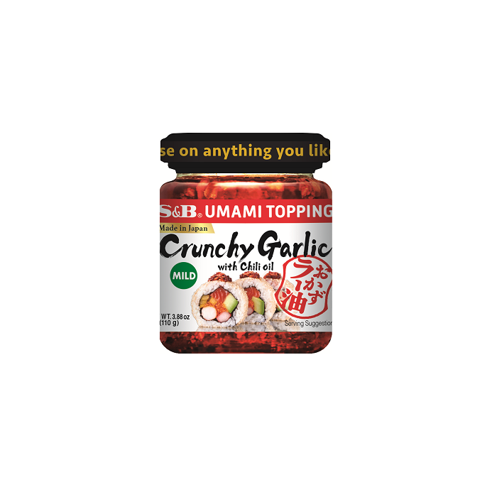 S & B: Drsg Garlic Crnch Chl Oil, 3.9 oz