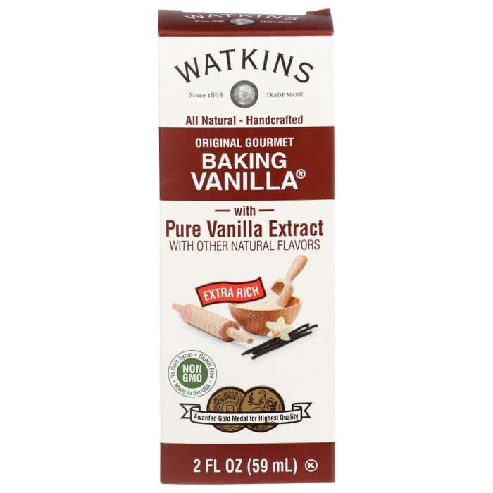 WATKINS: Original Gourmet Baking Vanilla Extract, 2 oz