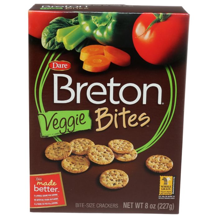 DARE: Breton Veggie Bites Crackers, 8 oz