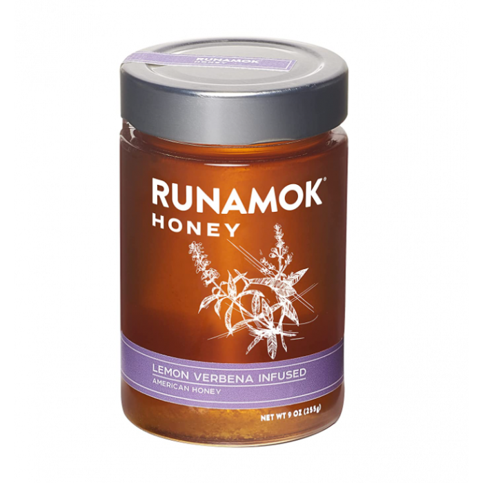 RUNAMOK MAPLE: Lemon Verbena Infused Honey, 9 oz