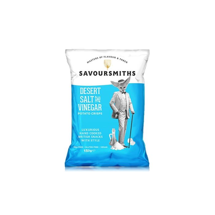 SAVOURSMITHS: Desert Salt and Vinegar Chips, 5.29 oz