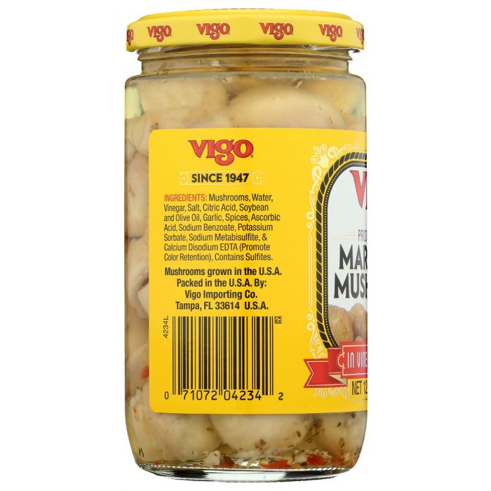 VIGO: Marinated Mushrooms, 12 oz