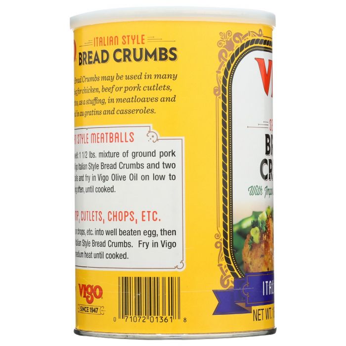 VIGO: Seasoned Italian Style Bread Crumbs, 16 oz