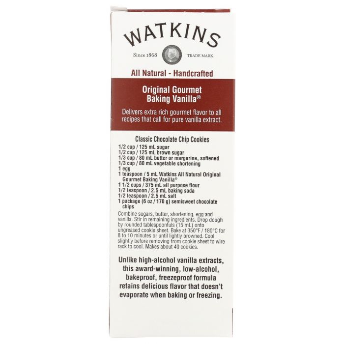 WATKINS: Original Gourmet Baking Vanilla Extract, 2 oz