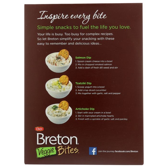 DARE: Breton Veggie Bites Crackers, 8 oz