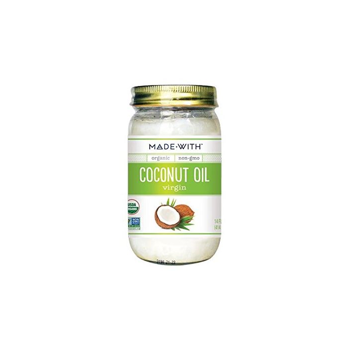 MADE WITH: Oil Coconut Virgin Org, 14 fo