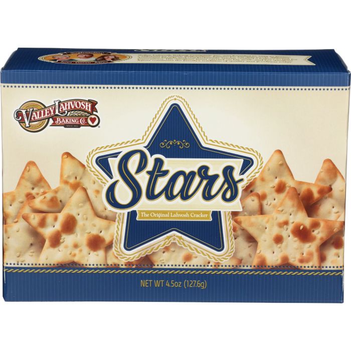 VALLEY LAHVOSH: Stars Original Crackers, 4.5 oz