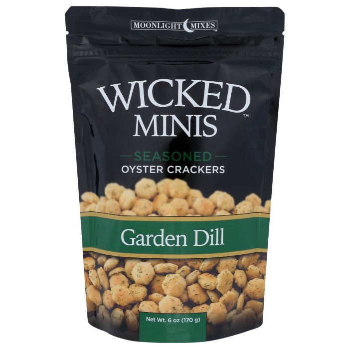 WICKED MIX: Garden Dill Seasoned Oyster Crackers, 6 oz