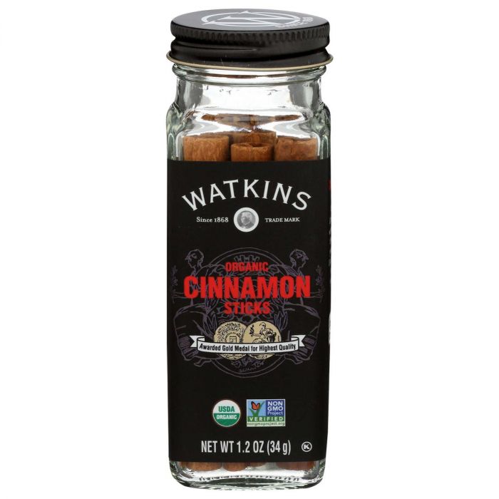 WATKINS: Cinnamon Sticks Organic, 1.2 oz