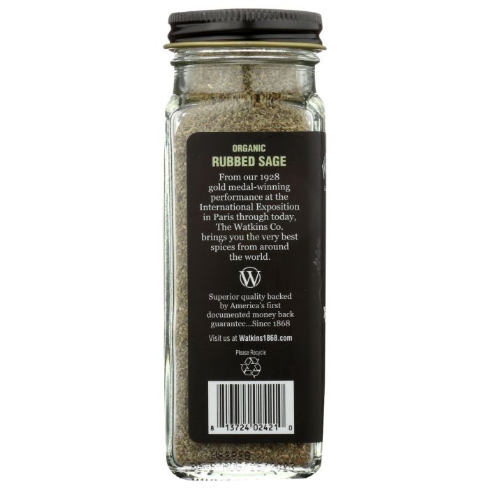 WATKINS: Organic Rubbed Sage, 1.26 oz