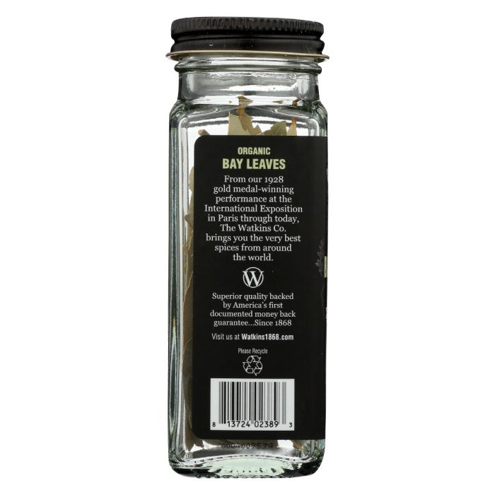 WATKINS: Organic Bay Leaves, 0.17 oz