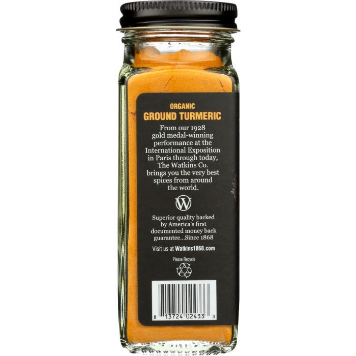 WATKINS: Organic Ground Turmeric, 2.4 oz